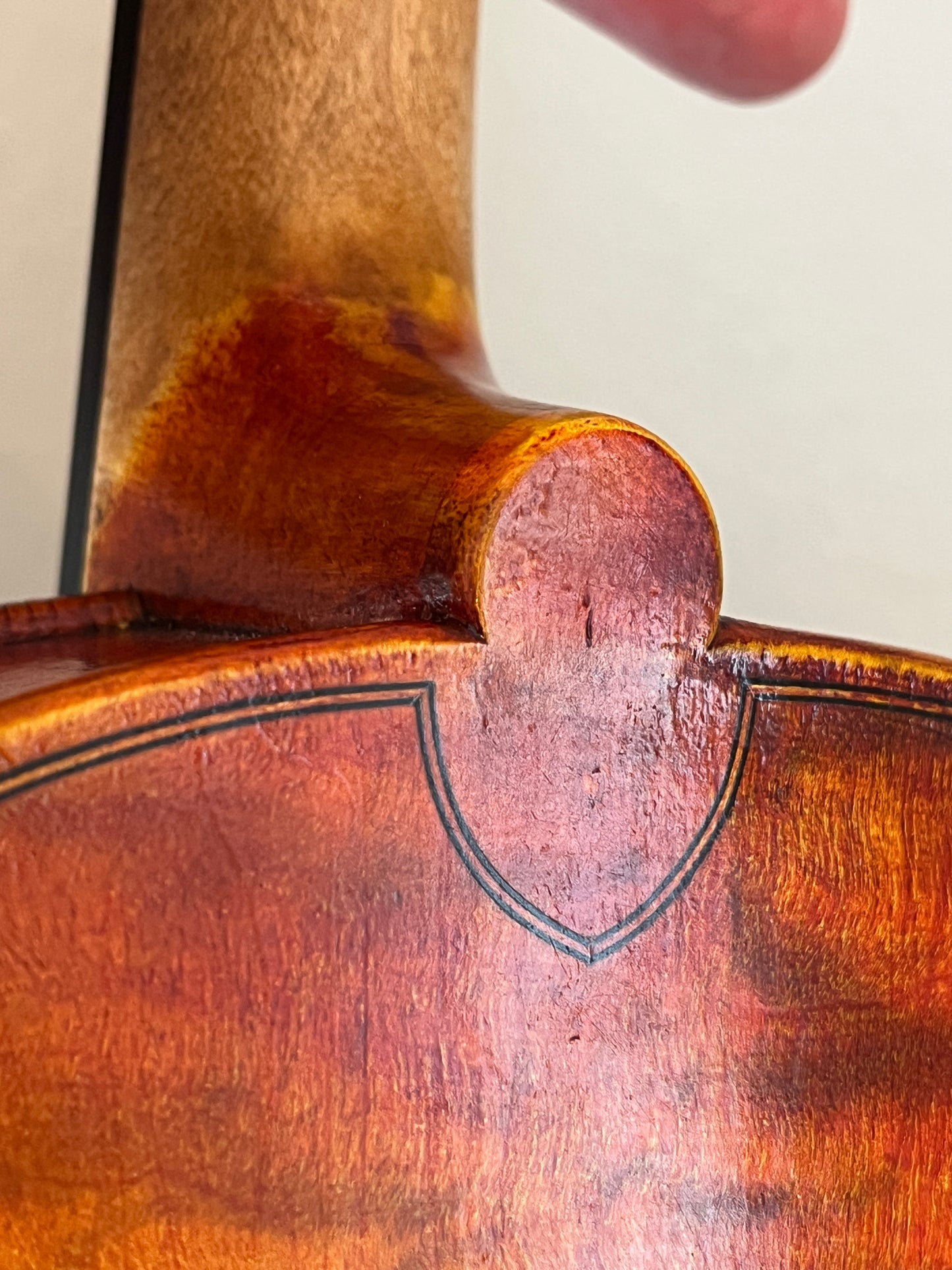 Single piece back flamed Bench made violin by Ivan of Bonev Violins #71 2025