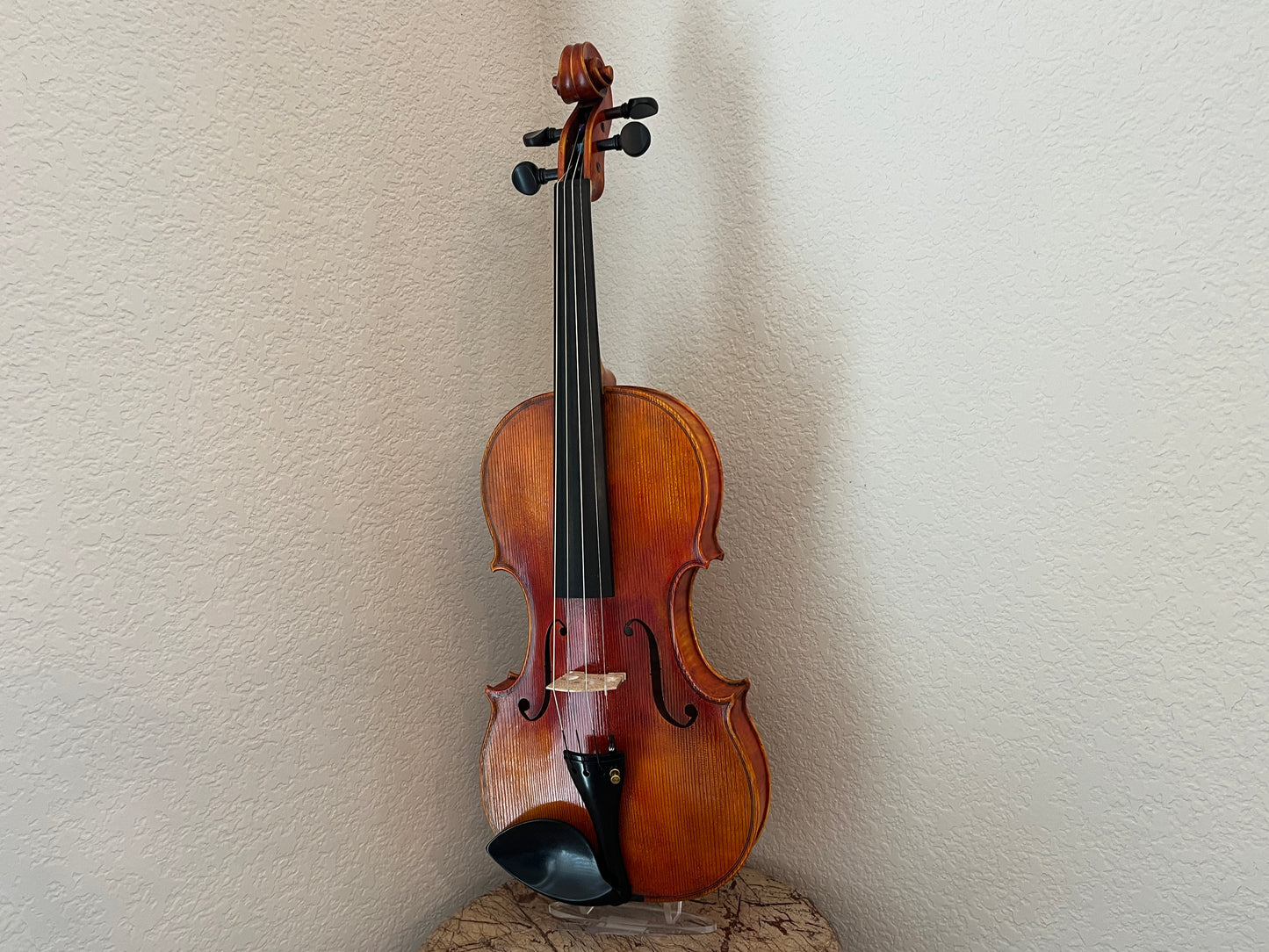Single piece back flamed Bench made violin by Ivan of Bonev Violins #71 2025