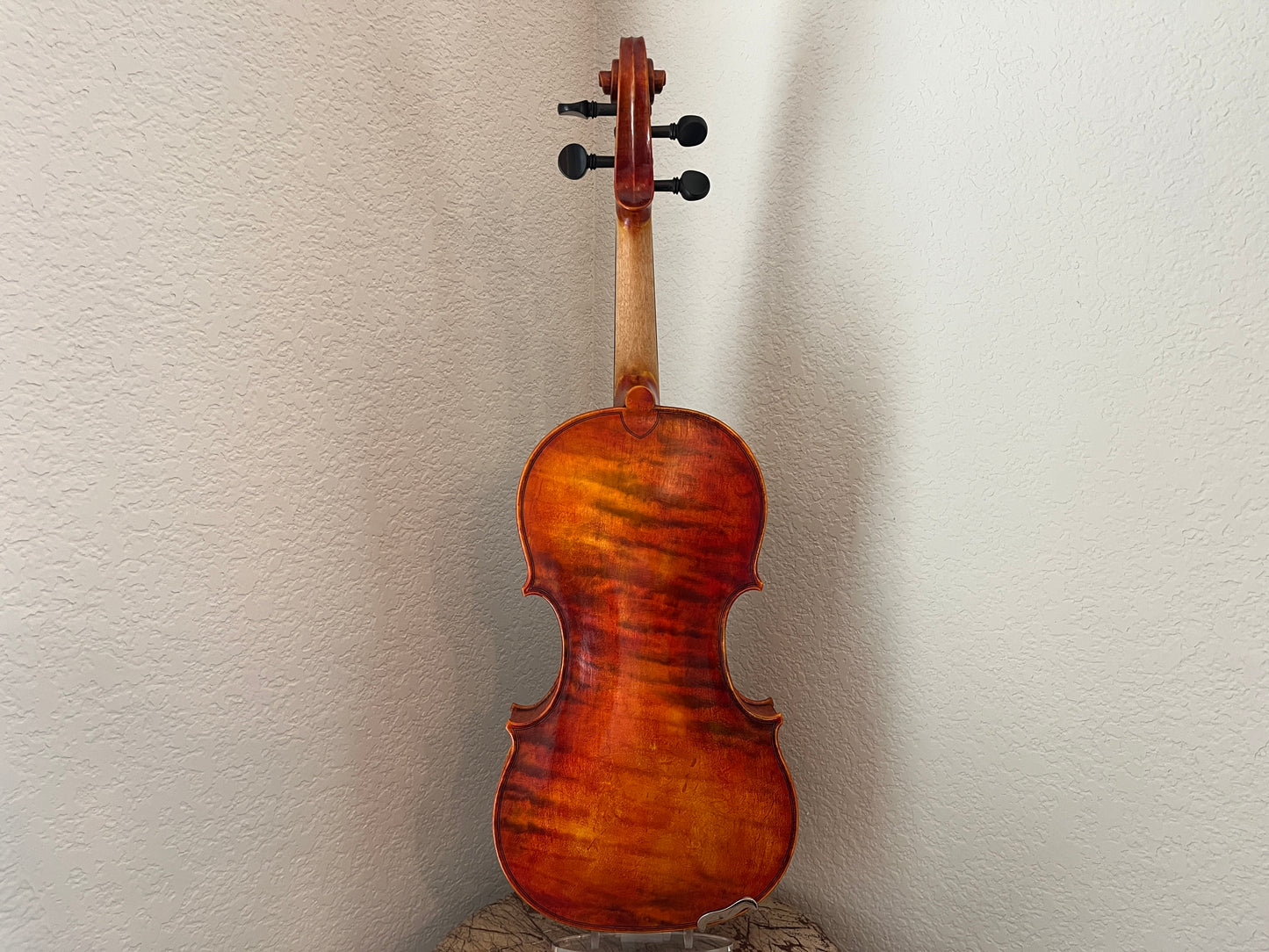 Single piece back flamed Bench made violin by Ivan of Bonev Violins #71 2025