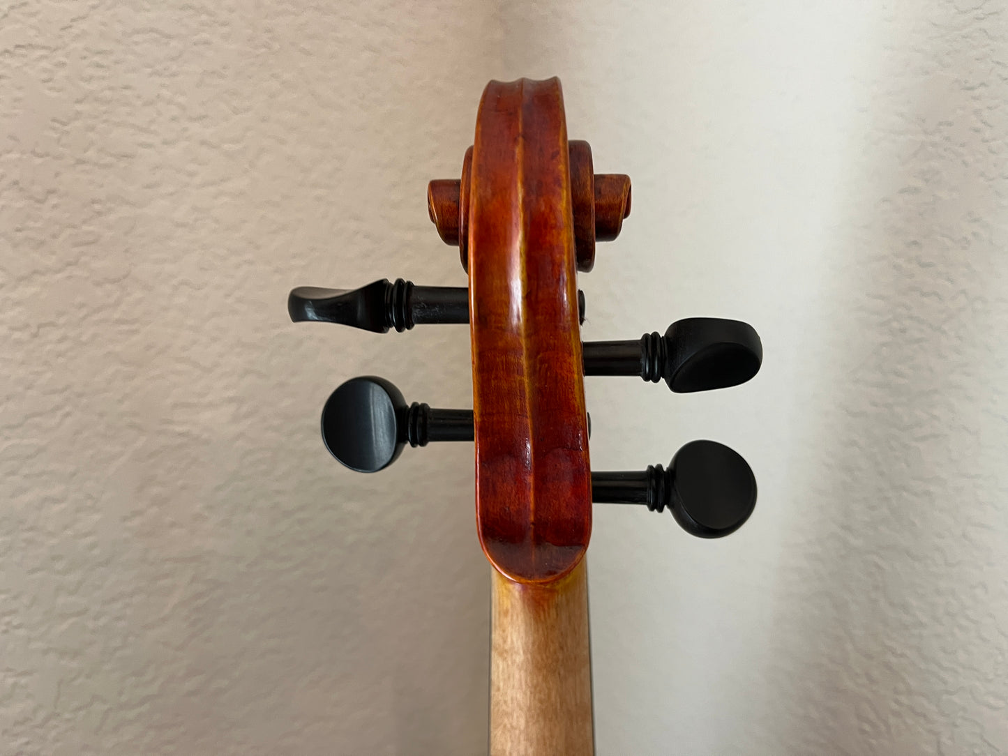 Single piece back flamed Bench made violin by Ivan of Bonev Violins #71 2025