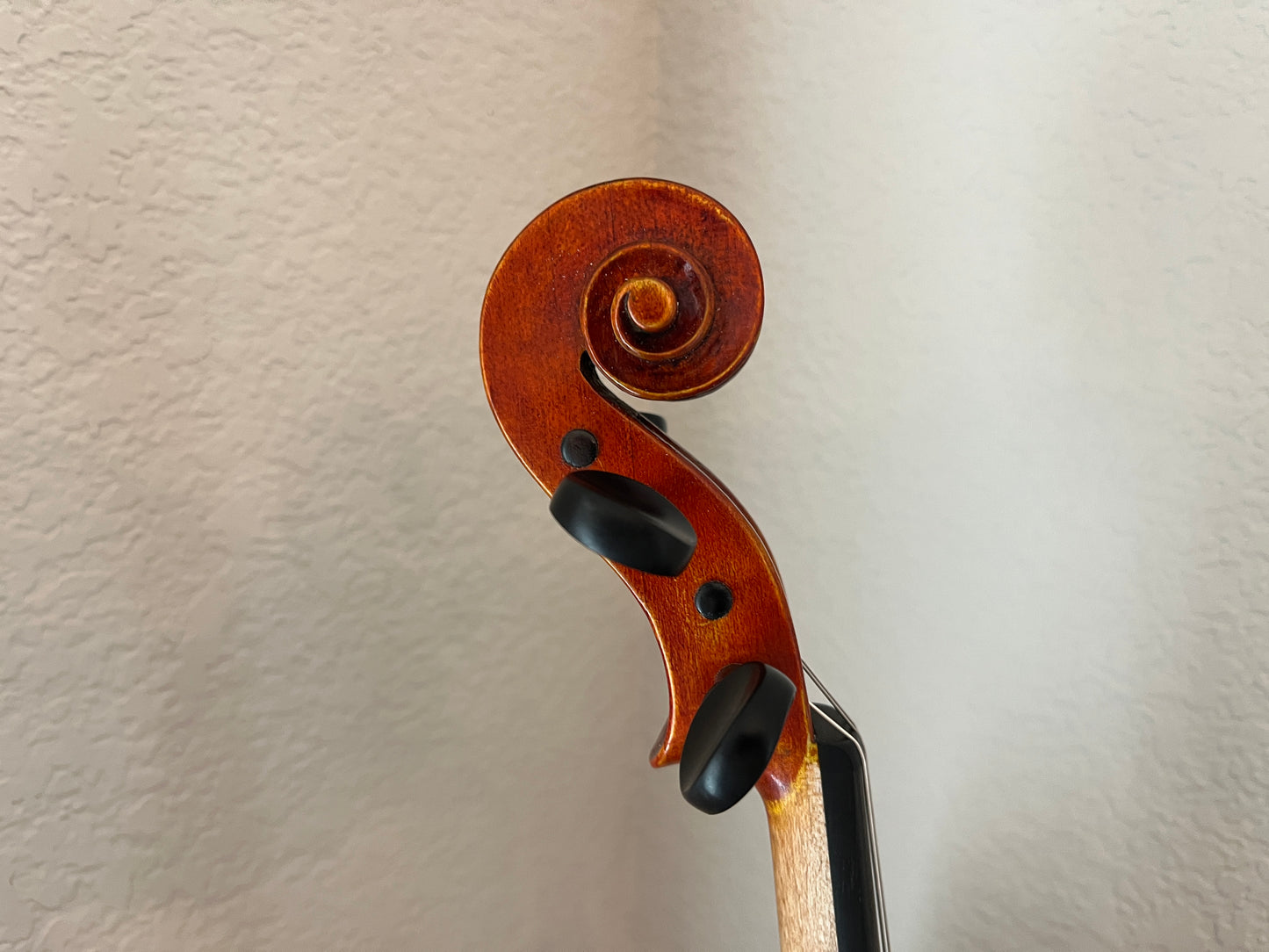 Single piece back flamed Bench made violin by Ivan of Bonev Violins #71 2025