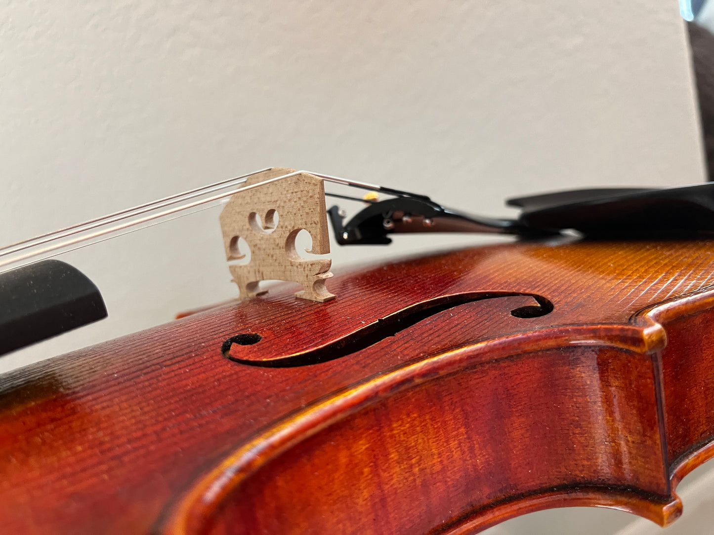 Single piece back flamed Bench made violin by Ivan of Bonev Violins #71 2025