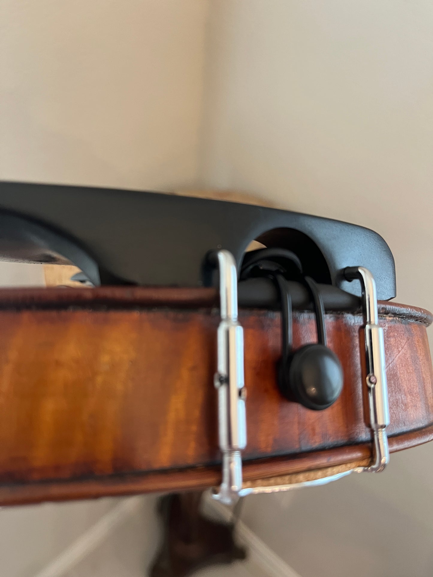 Powerful projection Unbranded Flamed and fluted Violin c. 1880-1920 with demo sound sample
