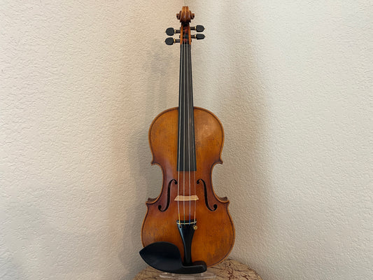 Flamed Hermann Geipel violin full size Strad copy 1935
