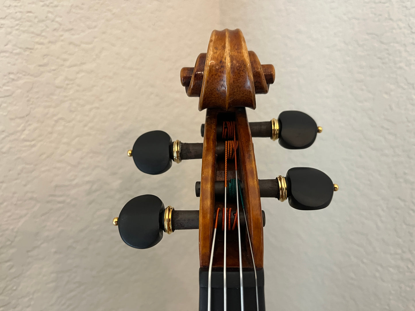 Flamed Hermann Geipel violin full size Strad copy 1935