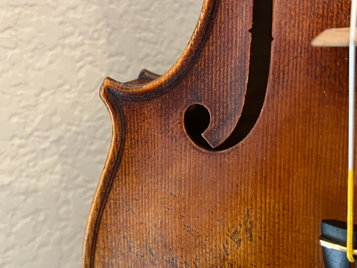 Flamed Hermann Geipel violin full size Strad copy 1935