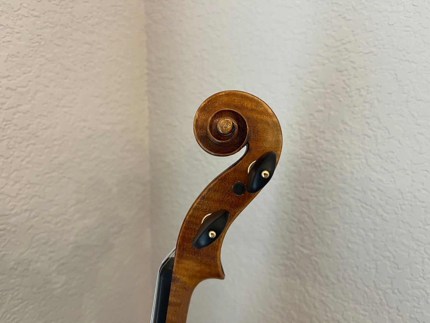 Flamed Hermann Geipel violin full size Strad copy 1935