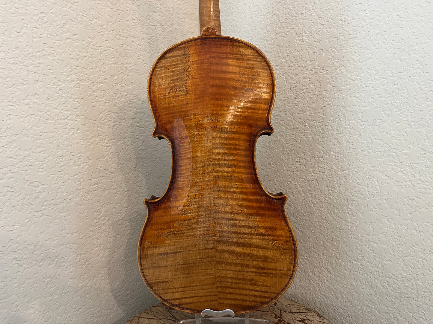 Flamed Hermann Geipel violin full size Strad copy 1935