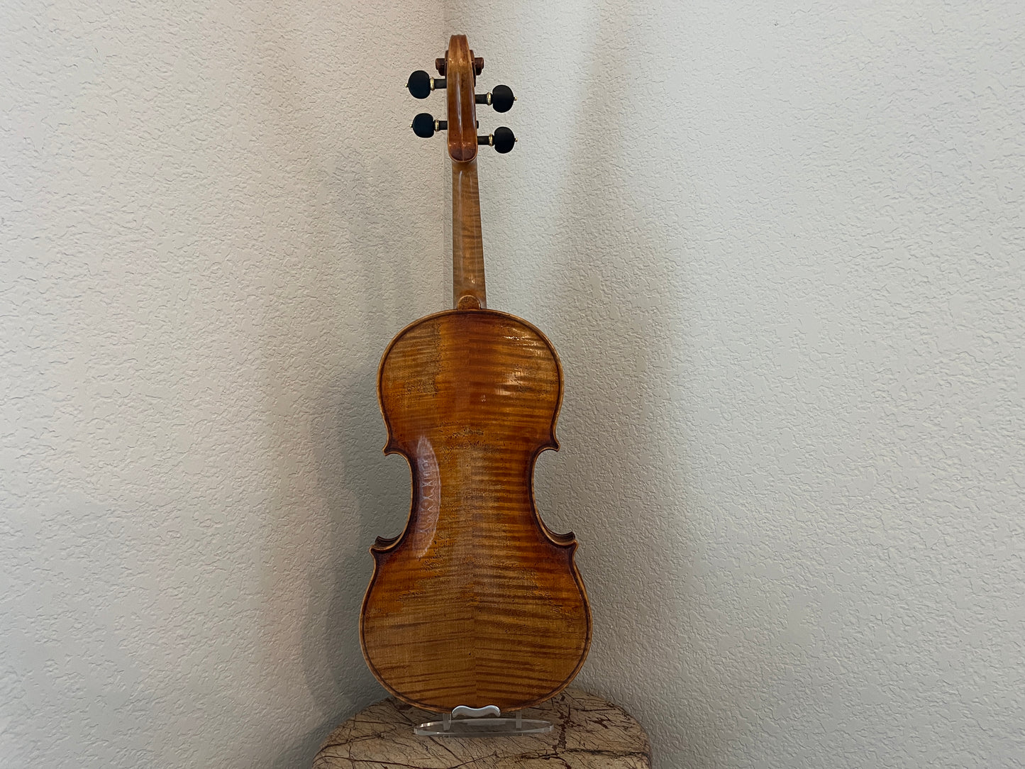 Flamed Hermann Geipel violin full size Strad copy 1935