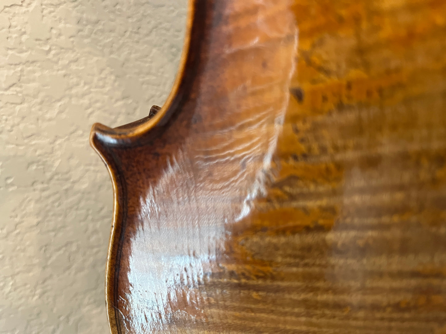 Flamed Hermann Geipel violin full size Strad copy 1935