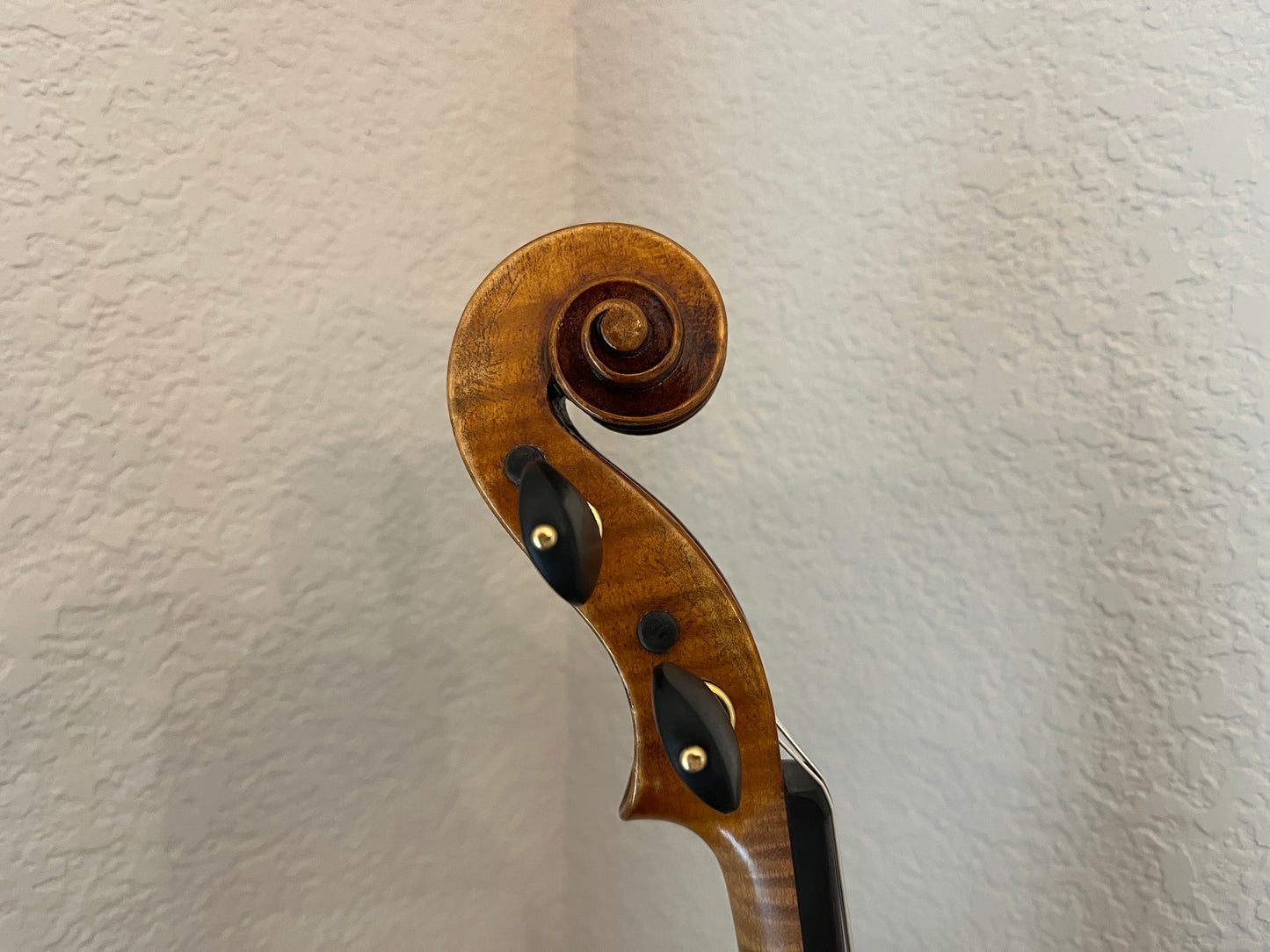 Flamed Hermann Geipel violin full size Strad copy 1935