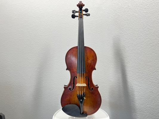 American made Historic J. A. Wesco 1901 - Oil Varnished full size violin, flamed Advanced and Above