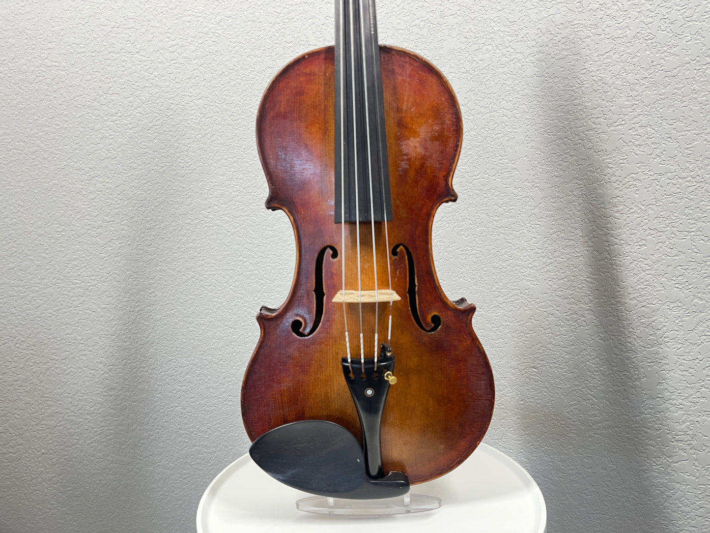 American made Historic J. A. Wesco 1901 - Oil Varnished full size violin, flamed Advanced and Above