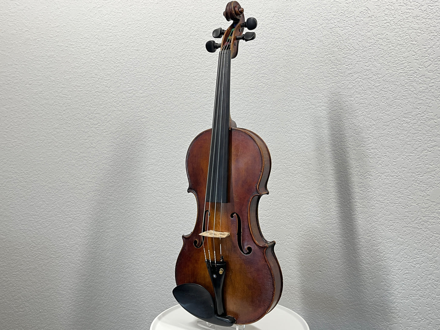 American made Historic J. A. Wesco 1901 - Oil Varnished full size violin, flamed Advanced and Above