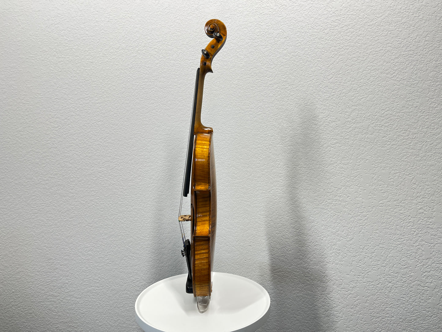 Hopf Stamped Fiddle c. 1890 'Repaired and Developed by A. W. Van Dorston 1908'