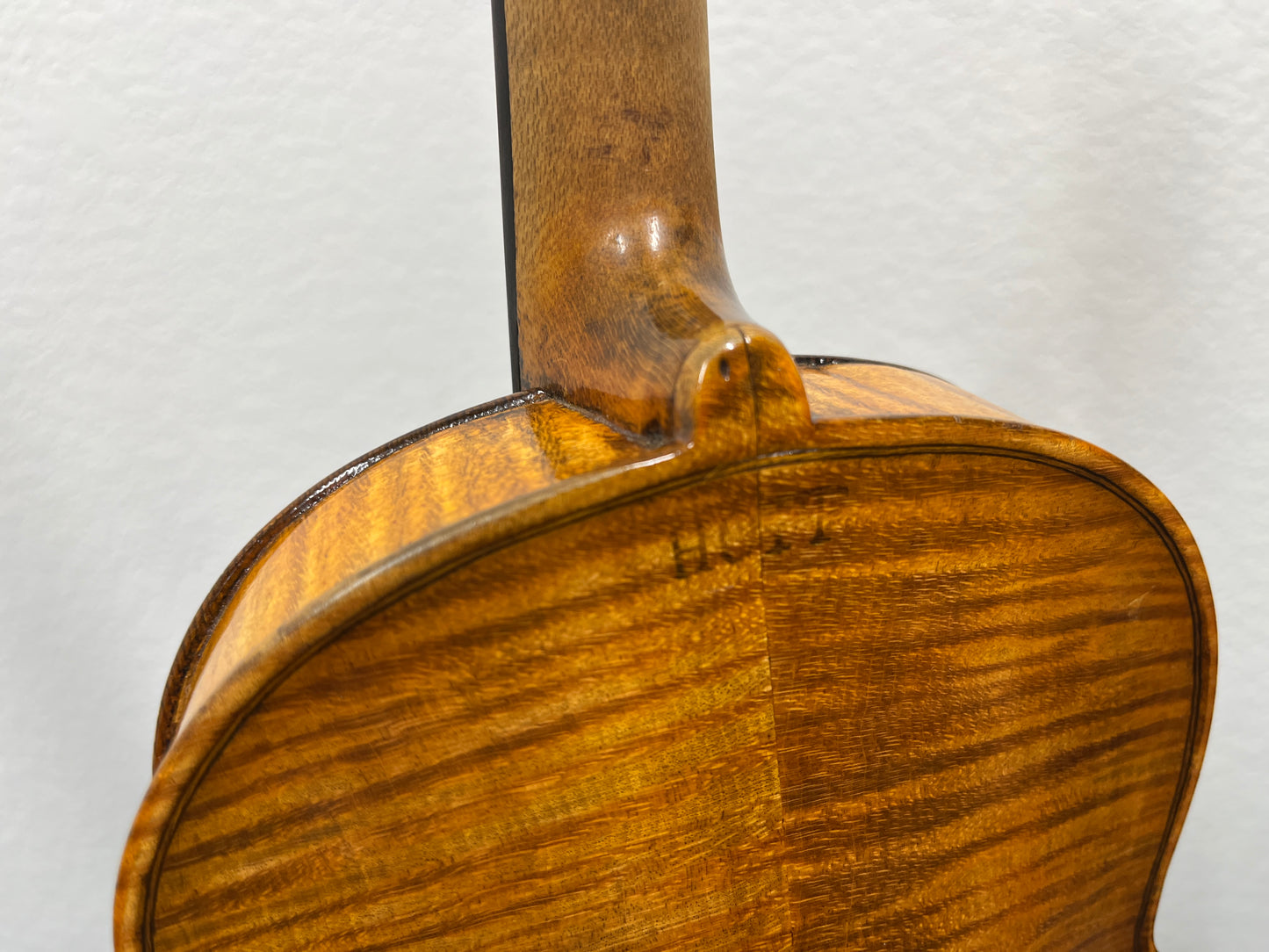 Hopf Stamped Fiddle c. 1890 'Repaired and Developed by A. W. Van Dorston 1908'