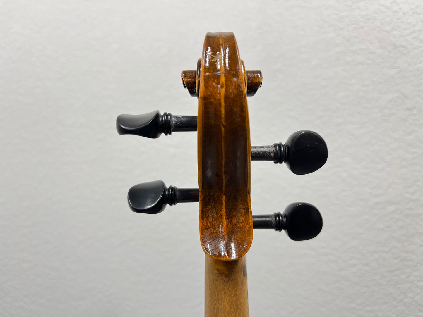 Hopf Stamped Fiddle c. 1890 'Repaired and Developed by A. W. Van Dorston 1908'
