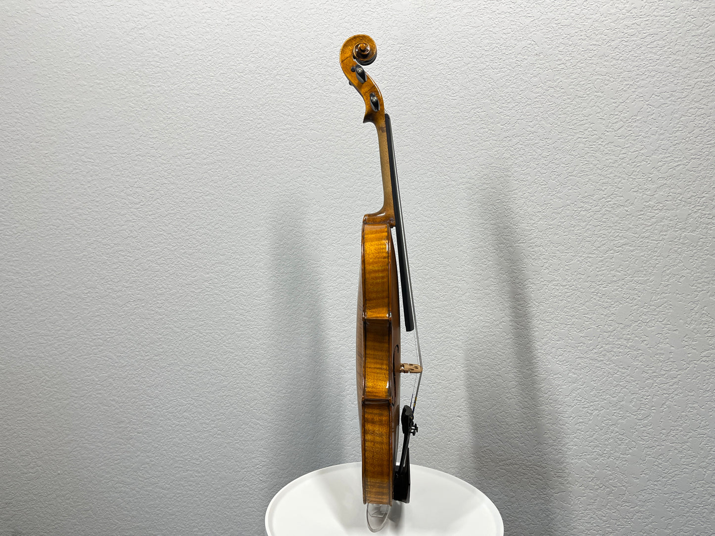 Hopf Stamped Fiddle c. 1890 'Repaired and Developed by A. W. Van Dorston 1908'
