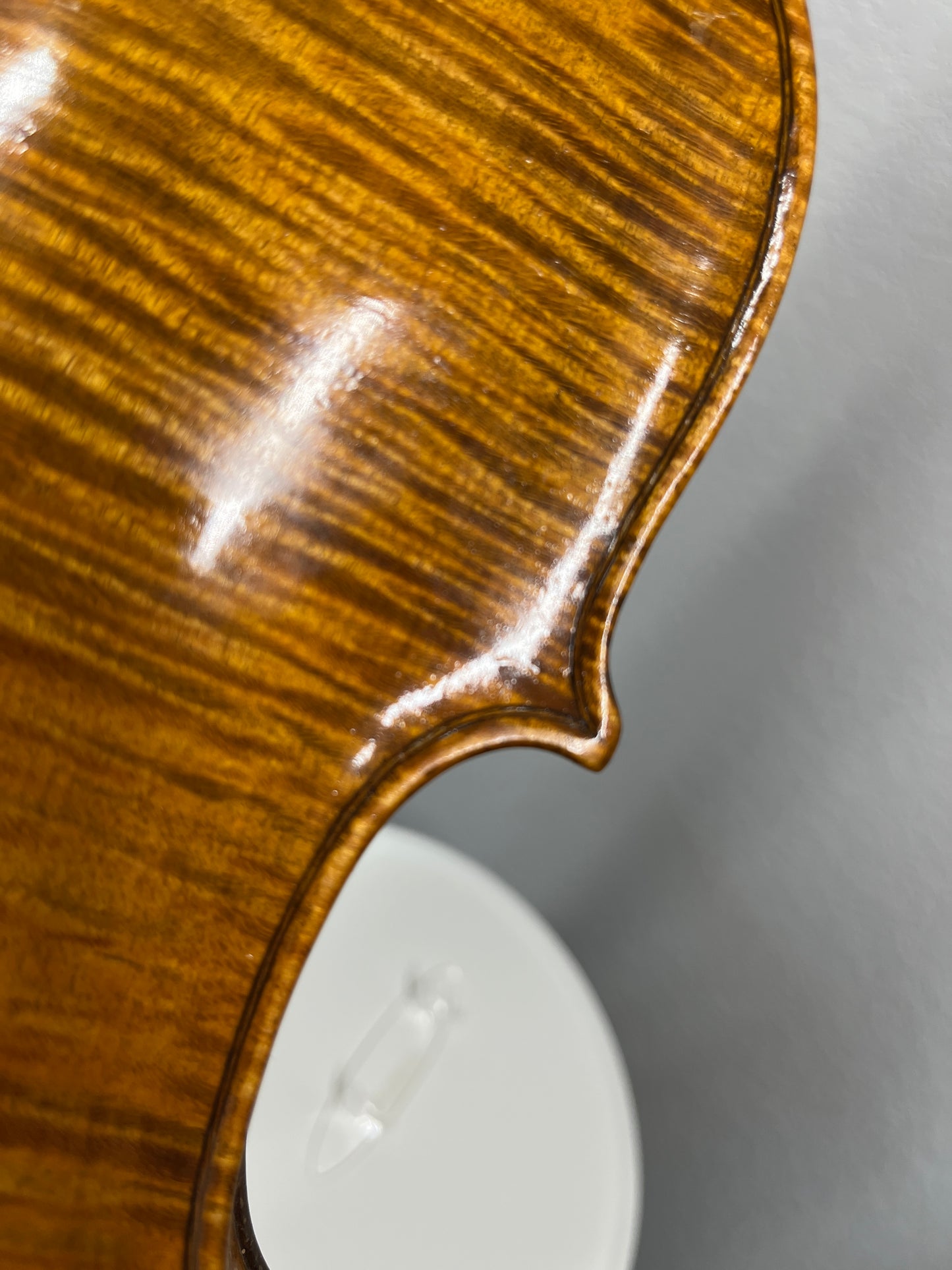 Hopf Stamped Fiddle c. 1890 'Repaired and Developed by A. W. Van Dorston 1908'