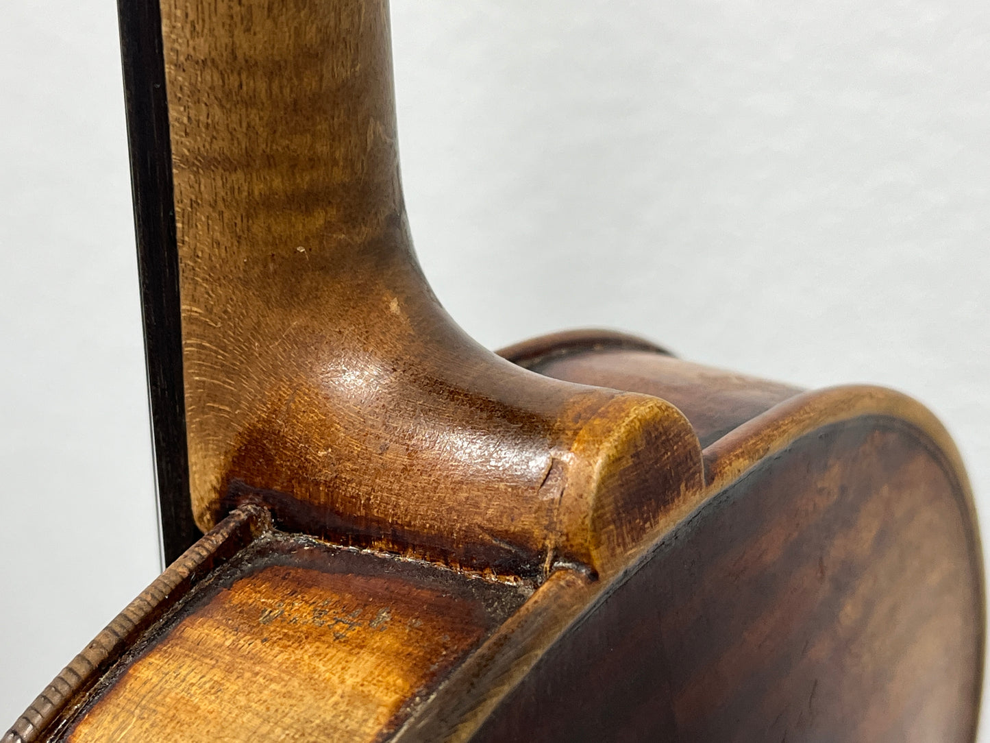 Dark flamed Anonymous Antonius Stradivarius Cremonensis Faciebat anno 1730 copy +AS c. 1900 full size 4/4