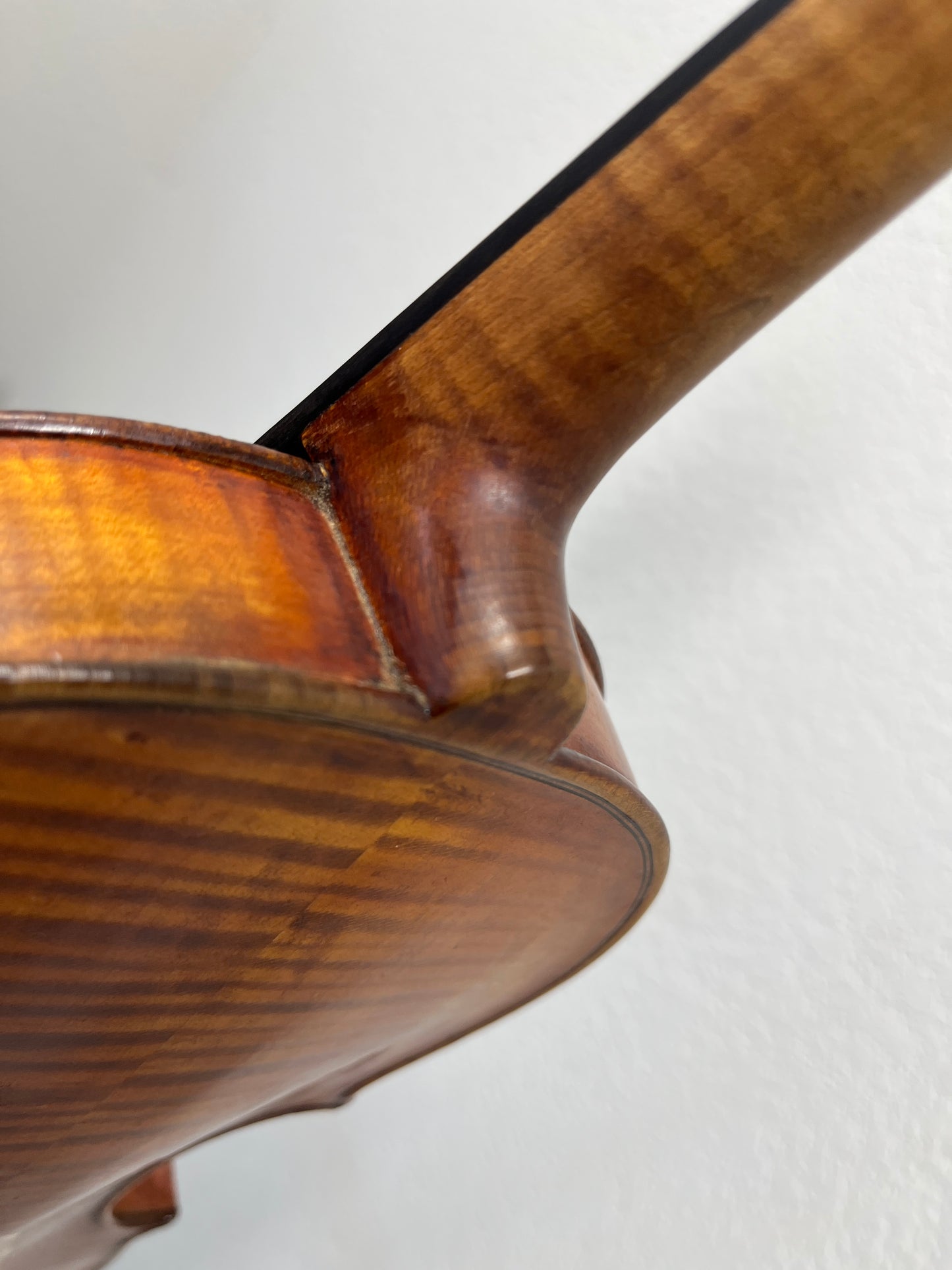 Samuel R Parker Violin 1921 Plymouth Ohio maker violin