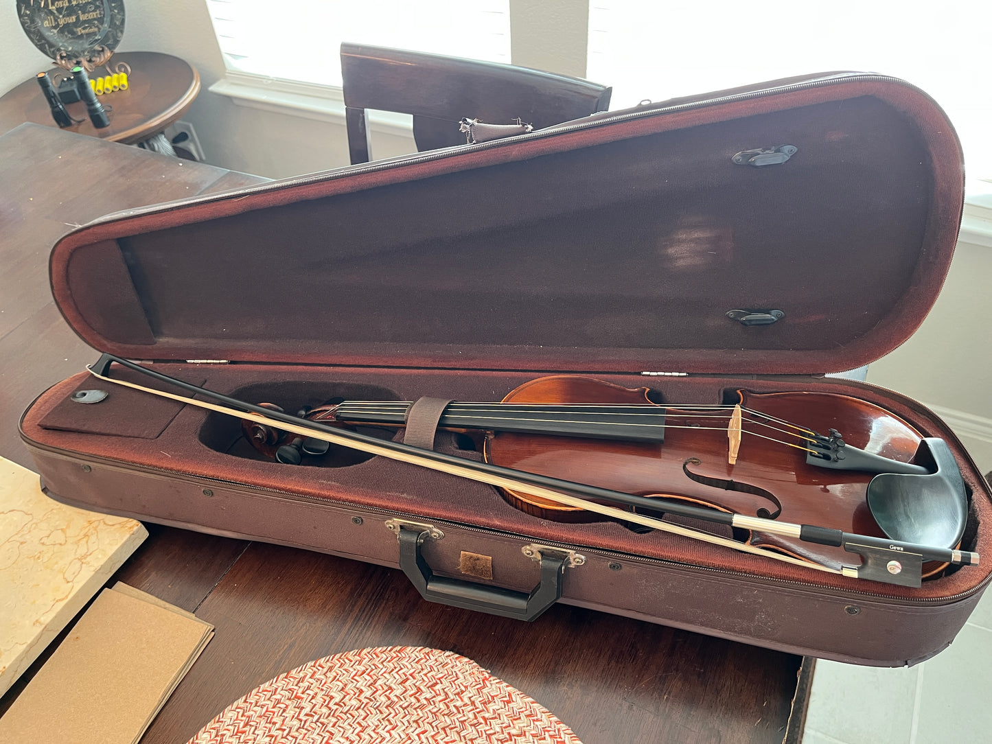 Flamed H. Denis France Stradivarius copy c. 1900-1930 France Full Size 4/4