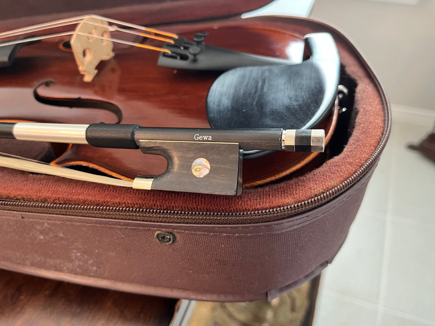 Flamed H. Denis France Stradivarius copy c. 1900-1930 France Full Size 4/4