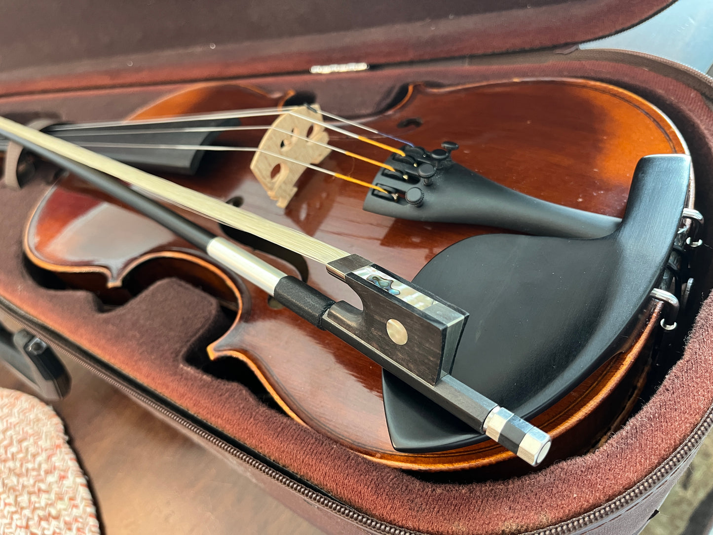 Flamed H. Denis France Stradivarius copy c. 1900-1930 France Full Size 4/4