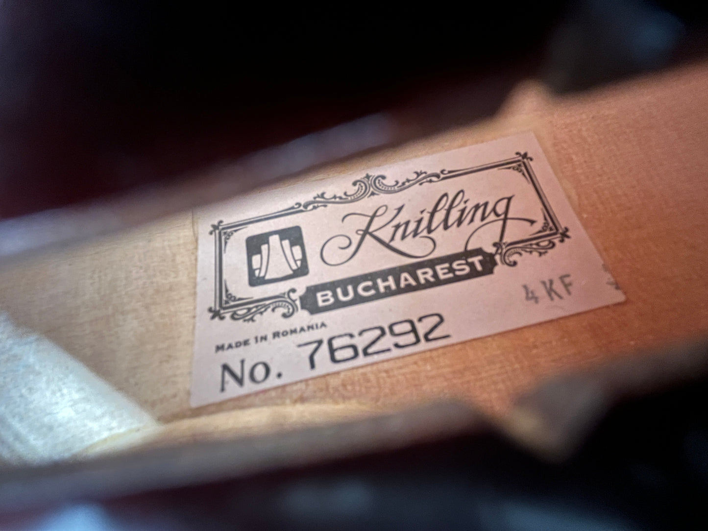 Knilling Bucharest 4KF Full size 4/4  Starter to intermediate Violin