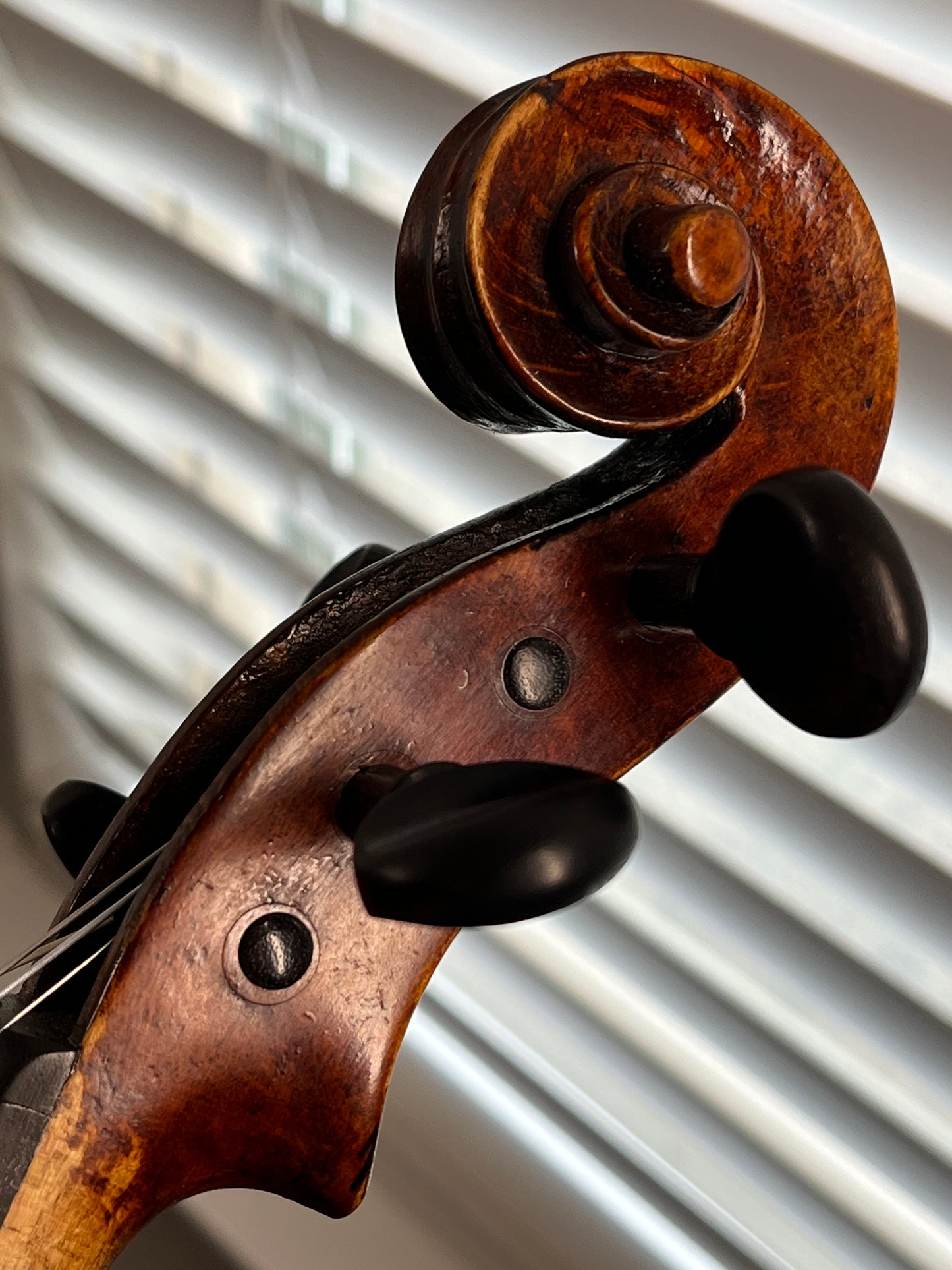Vintage Flamed Fiddle c. 1850-1880 Advanced Plus with vintage bow 4/4 Full Size