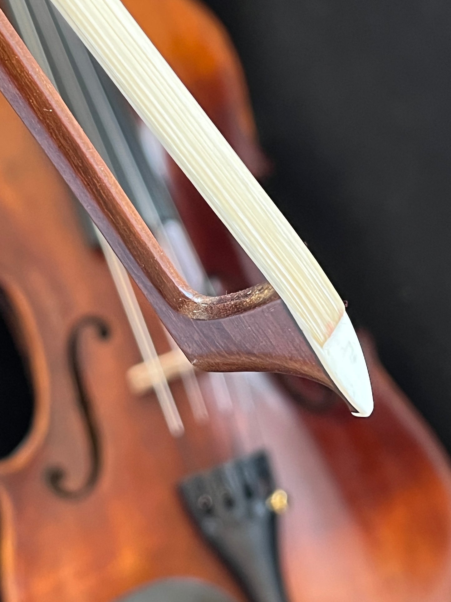 Vintage Flamed Fiddle c. 1850-1880 Advanced Plus with vintage bow 4/4 Full Size
