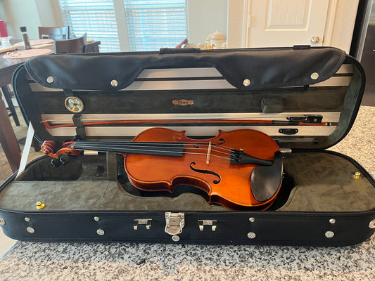 *Demo - Single piece back Otto Benjamin violin 4/4 - Likely made by Eastman Strings ML-405 2014 full size