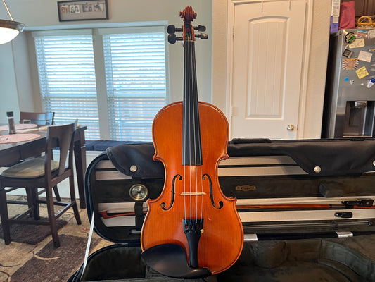 *Demo - Single piece back Otto Benjamin violin 4/4 - Likely made by Eastman Strings ML-405 2014 full size