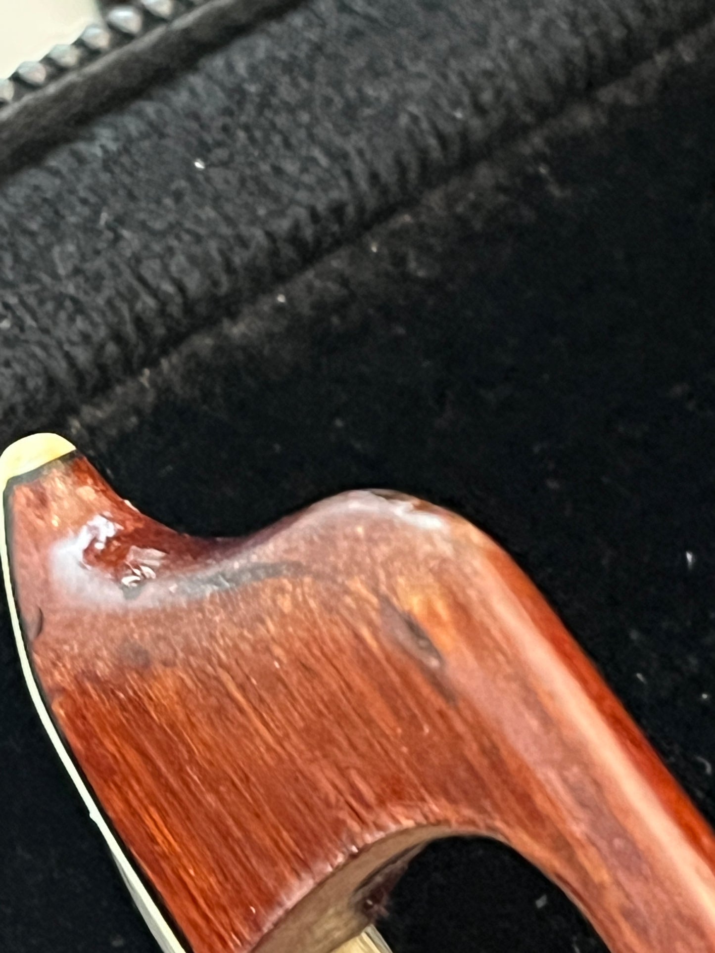 Unbranded German Violin bow 57.4 grams approx c. 1900 Vintage antique Pernambuco