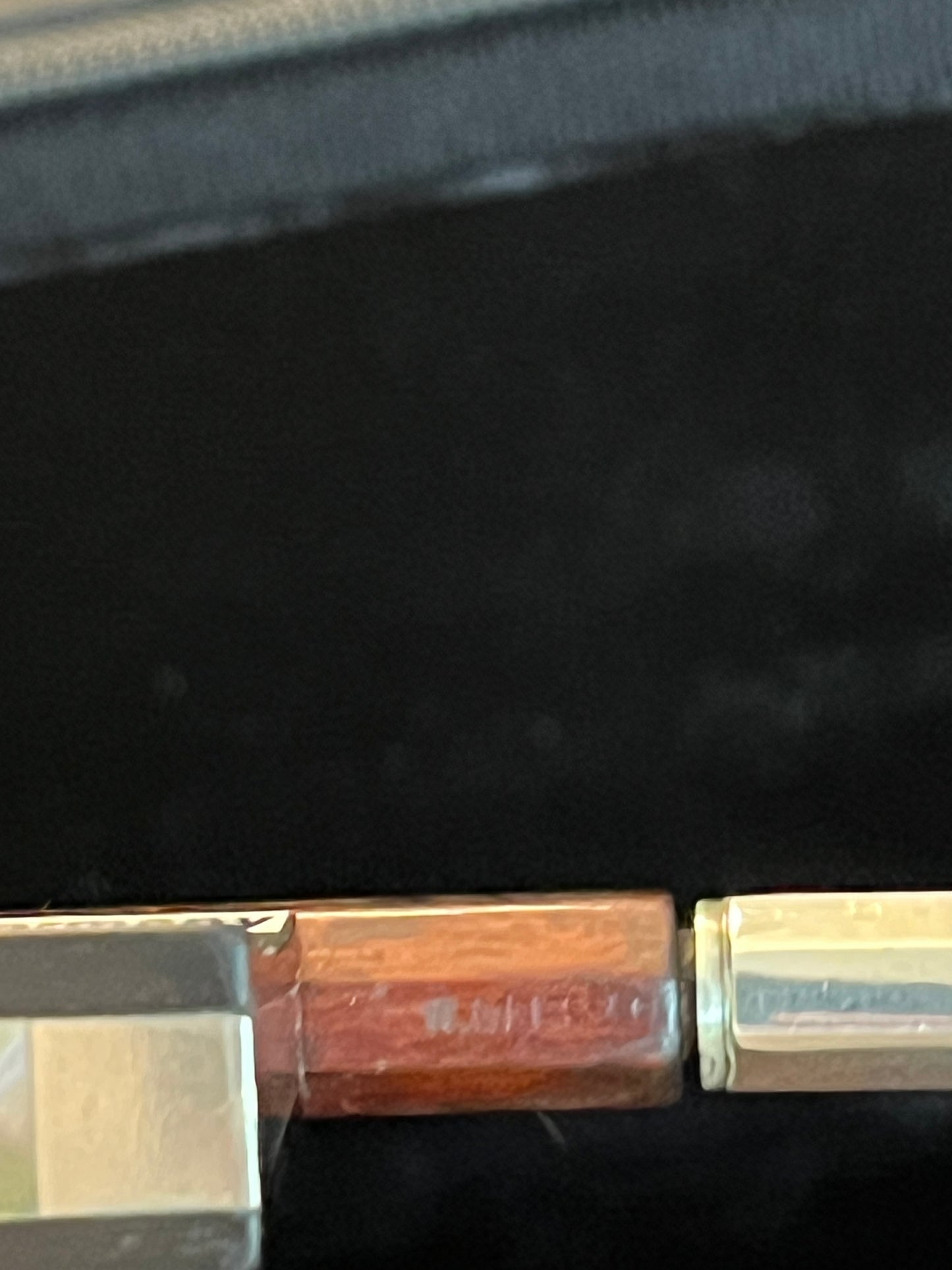 Unbranded German Violin bow 57.4 grams approx c. 1900 Vintage antique Pernambuco