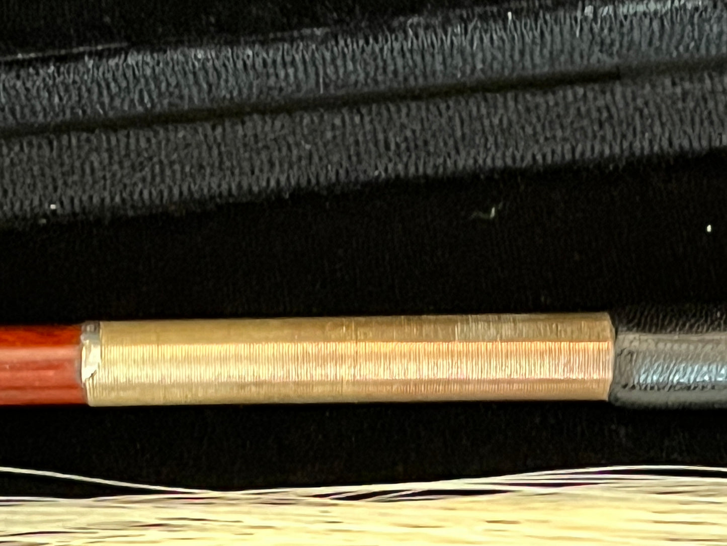 Unbranded German Violin bow 57.4 grams approx c. 1900 Vintage antique Pernambuco