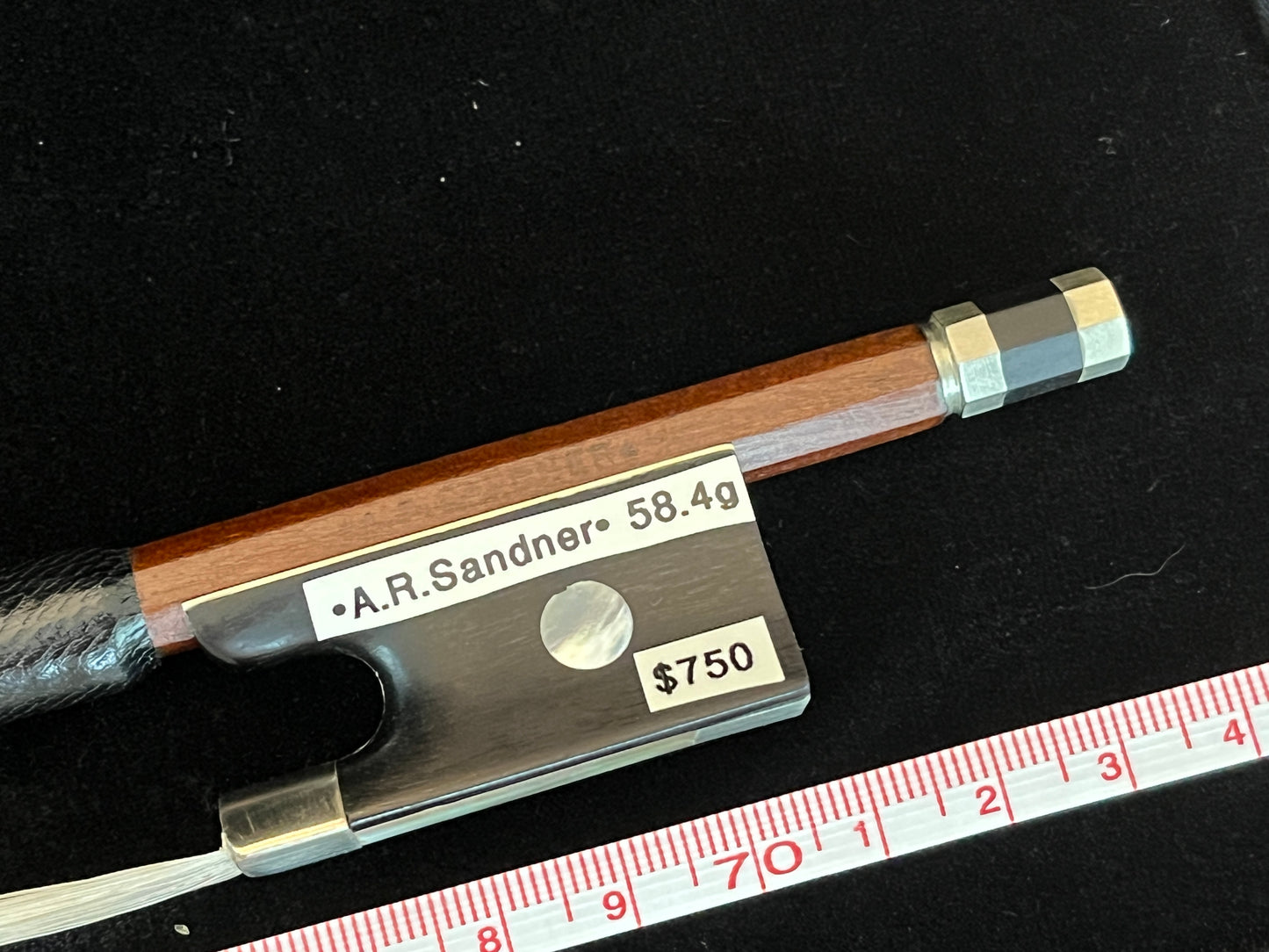 AR Sandner Violin / Fiddle bow c. 1940 Vintage antique