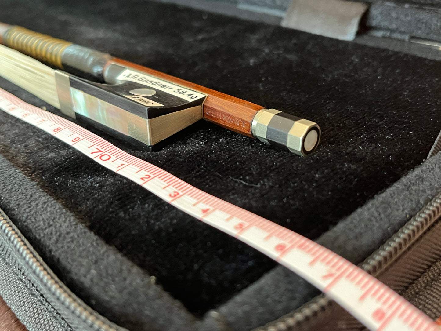 AR Sandner Violin / Fiddle bow c. 1940 Vintage antique