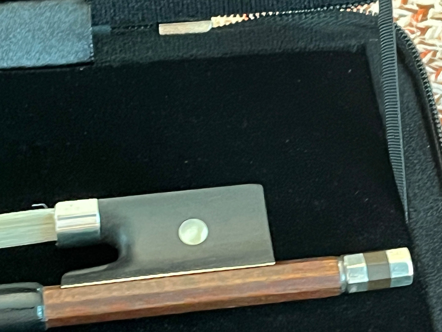 Antique vintage Conrad Gotz*** 3 star Violin Bow - grafted, repaired, and just a bit longer