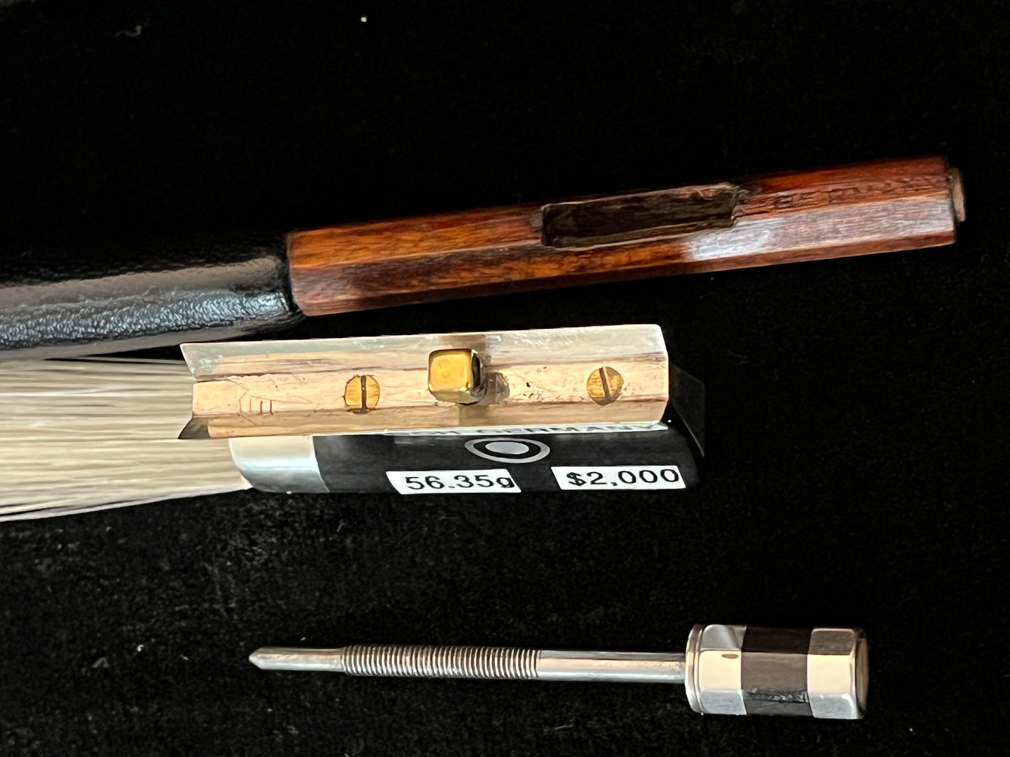 Bausch Violin Bow Vintage Antique Pernambuco arco c. 1900