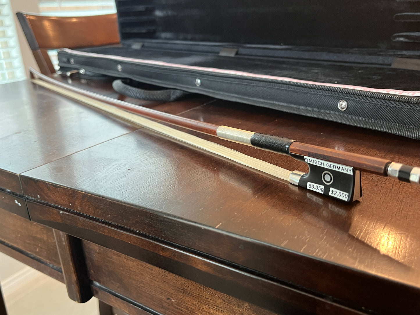 Bausch Violin Bow Vintage Antique Pernambuco arco c. 1900