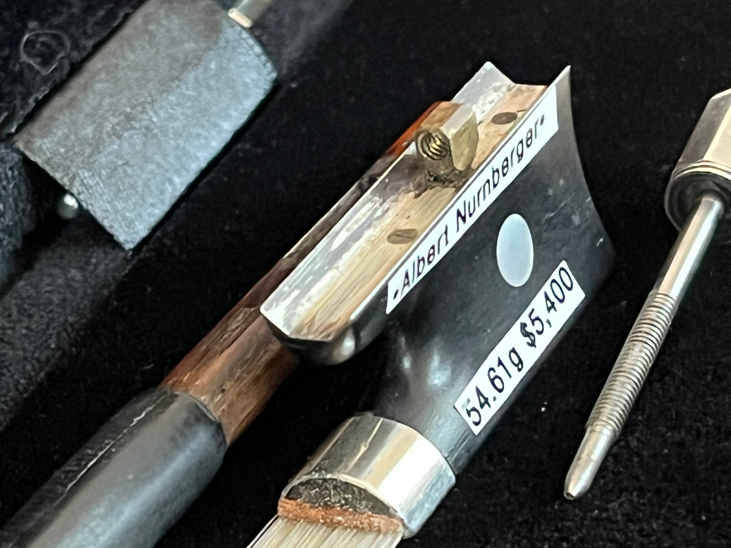 *Albert Nurnberger* Bow Arco circa 1940 Vintage Pernambuco Antique Violin bow
