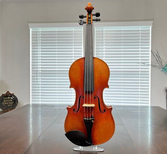 Flamed Advanced and above Albert Goetz Strad copy 1911 Full Size 4/4 Violin plain tail