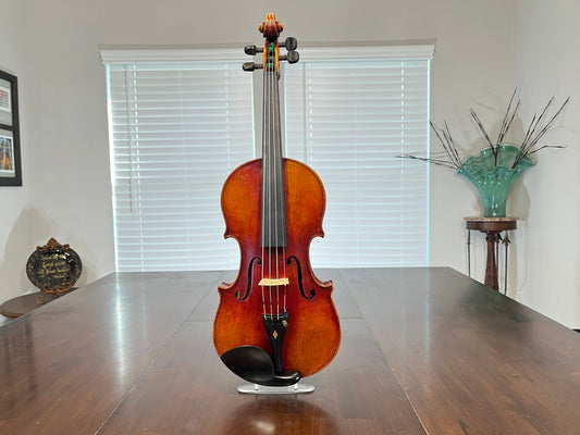 Flamed Albert Goetz Strad Copy 1911 Violin Advanced to Professional Full size 4/4 Diamond accented Tailpiece