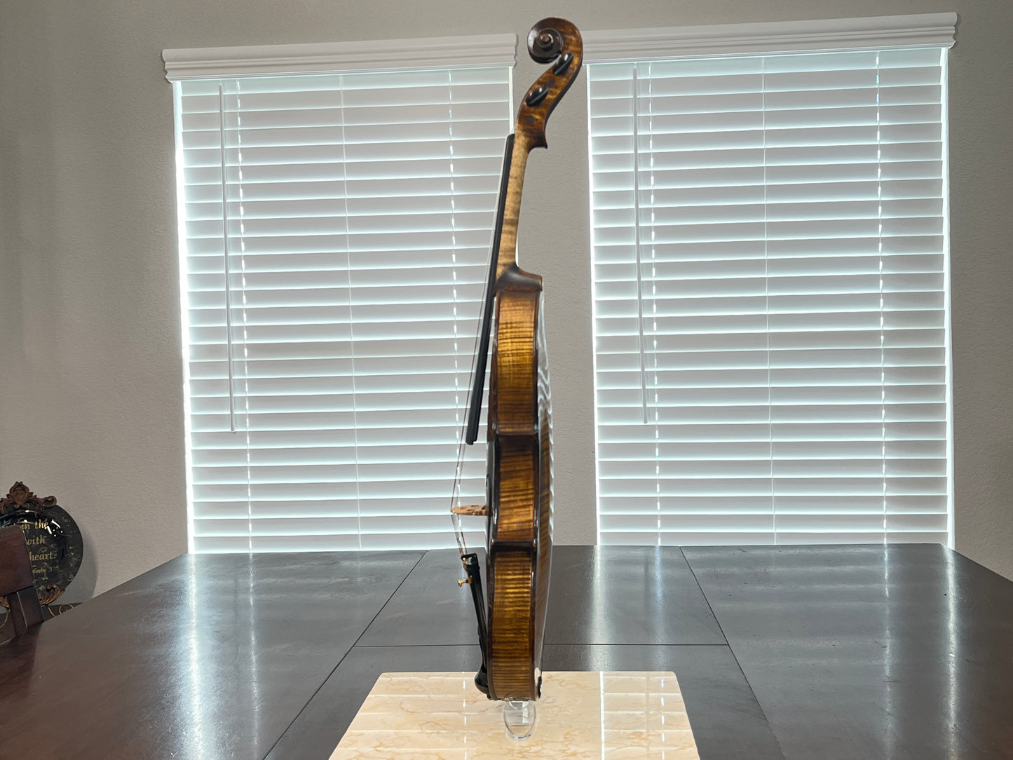 Flamed fiddle by legendary American maker Selman ' Sol. ' E Roach 1925 violin