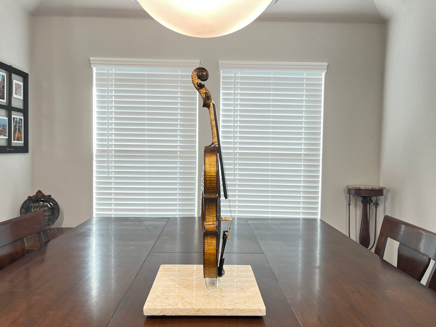 Flamed fiddle by legendary American maker Selman ' Sol. ' E Roach 1925 violin