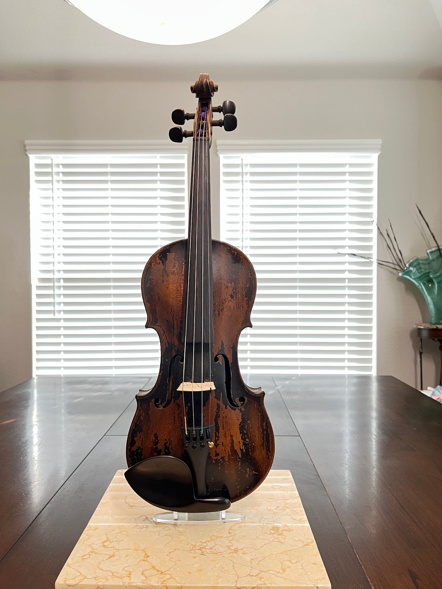 German Josef Klotz copy c. 1880-1920 single piece back violin full size 4/4