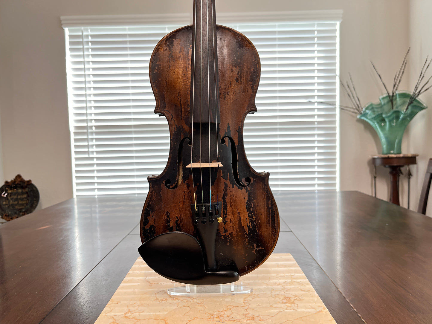 German Josef Klotz copy c. 1880-1920 single piece back violin full size 4/4