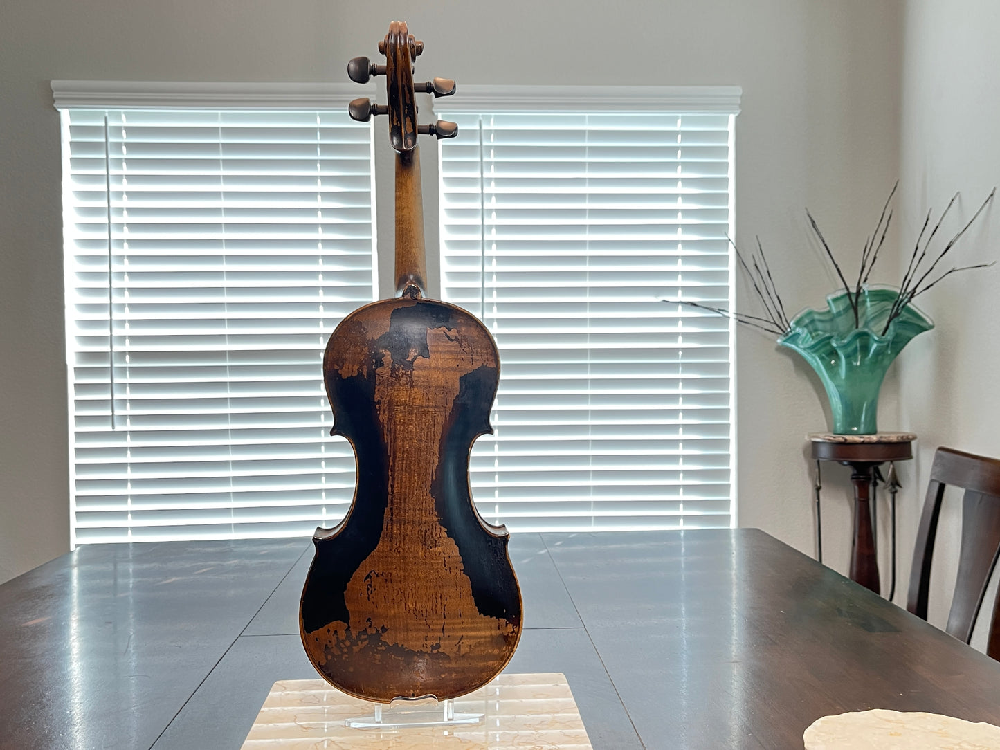 German Josef Klotz copy c. 1880-1920 single piece back violin full size 4/4