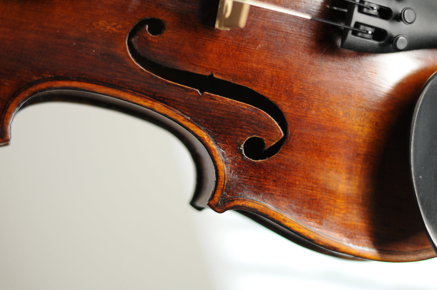 Vintage Flamed Fiddle c. 1850-1880 Advanced Plus with vintage bow 4/4 Full Size